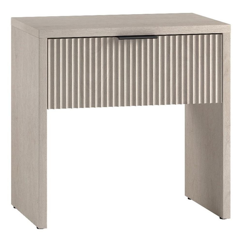 Henn&Hart 23.63" Alder White MDF Nightstand