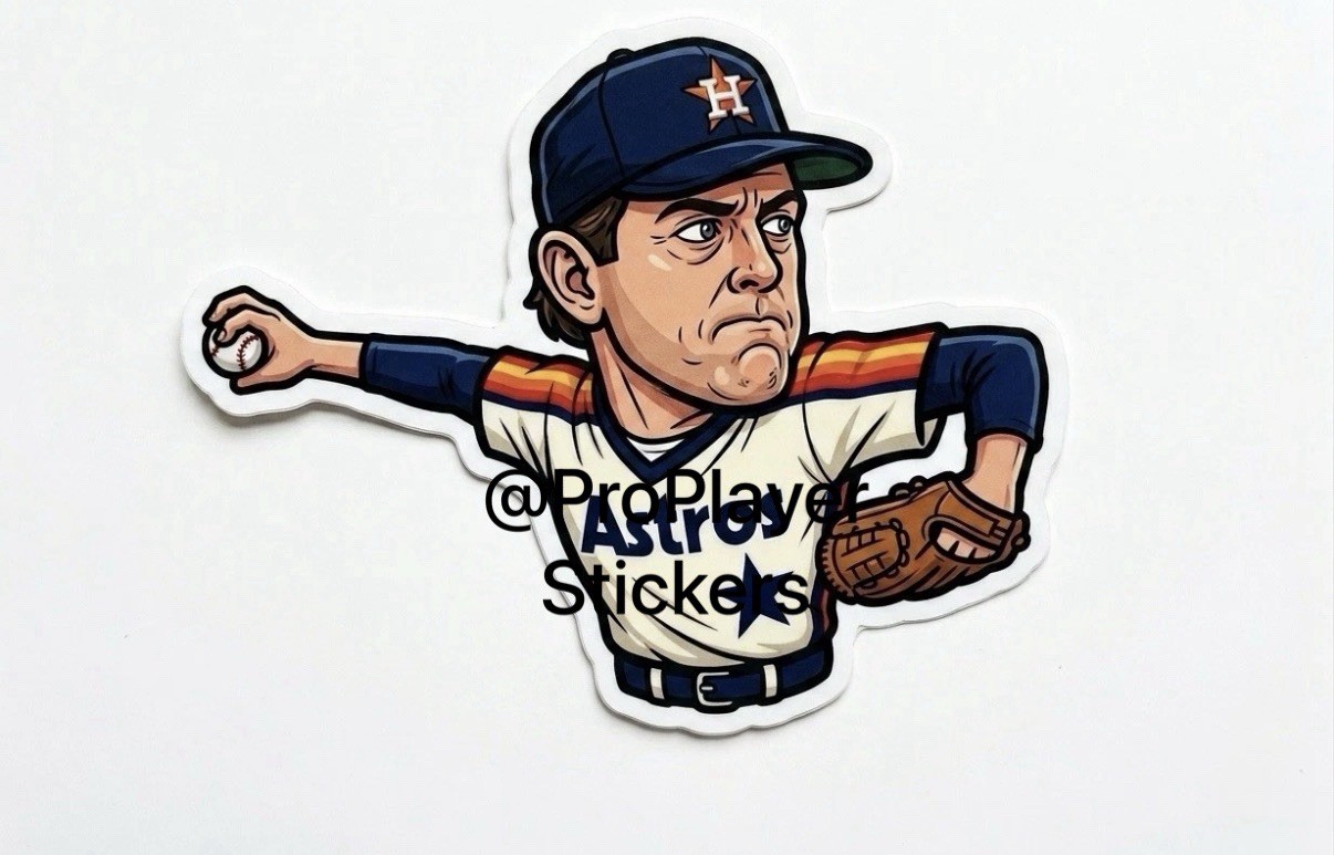 ⚾️ Nolan Ryan “Astros” Sticker ⚾️