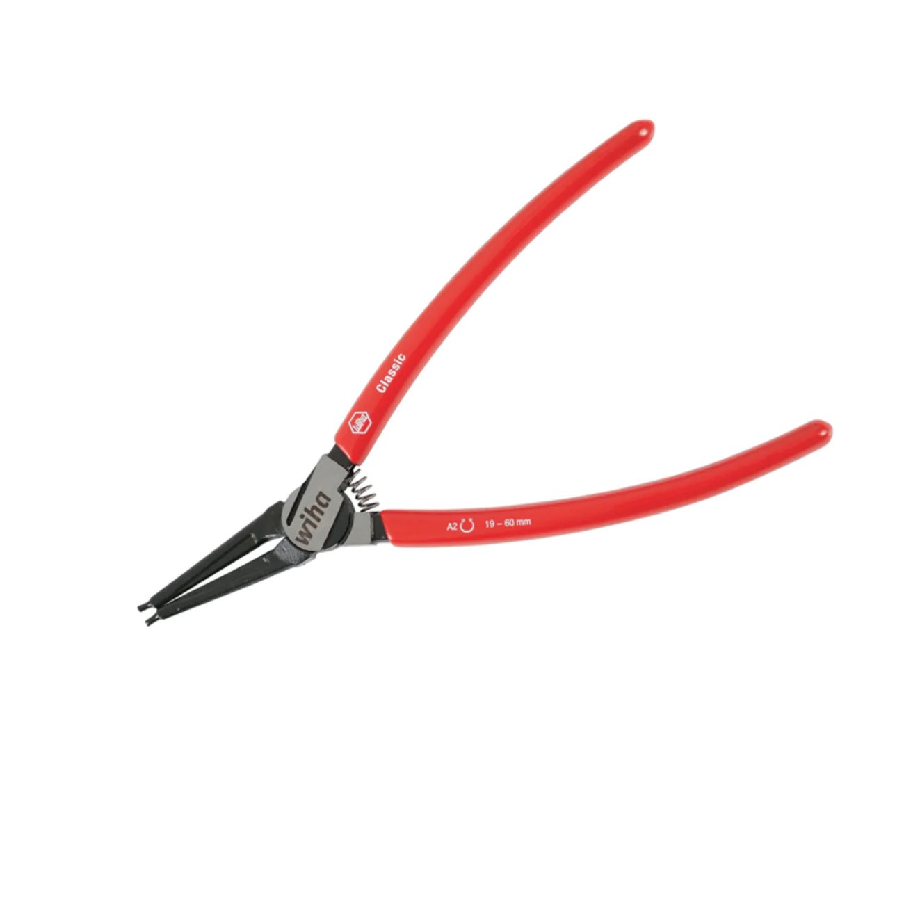Wiha Classic Grip External Ring Pliers - Heavy Duty, Induction Hardened Tips,