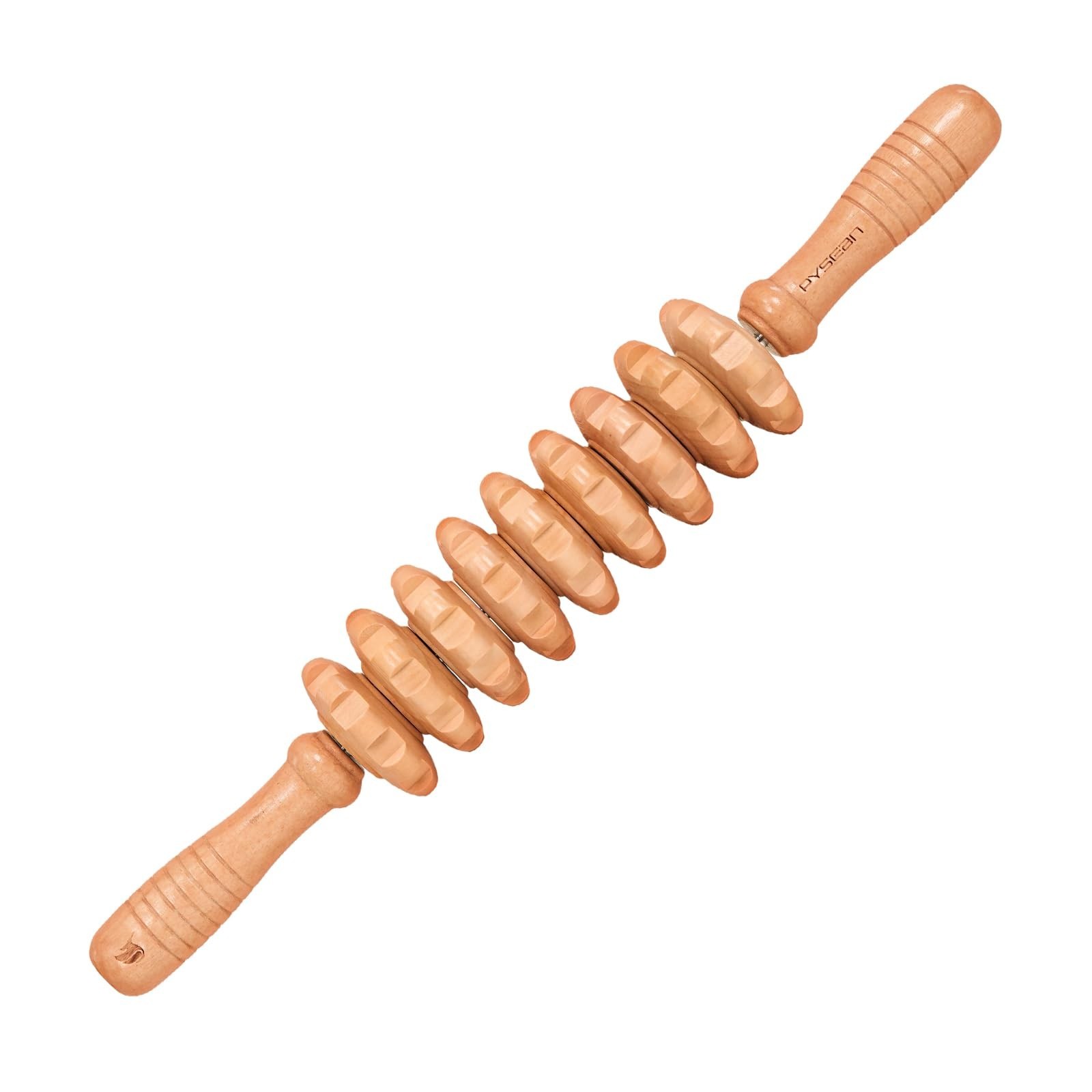 Wooden Massage Stick, Multi Functional Massage Tool for Lymphatic Drainage, B...