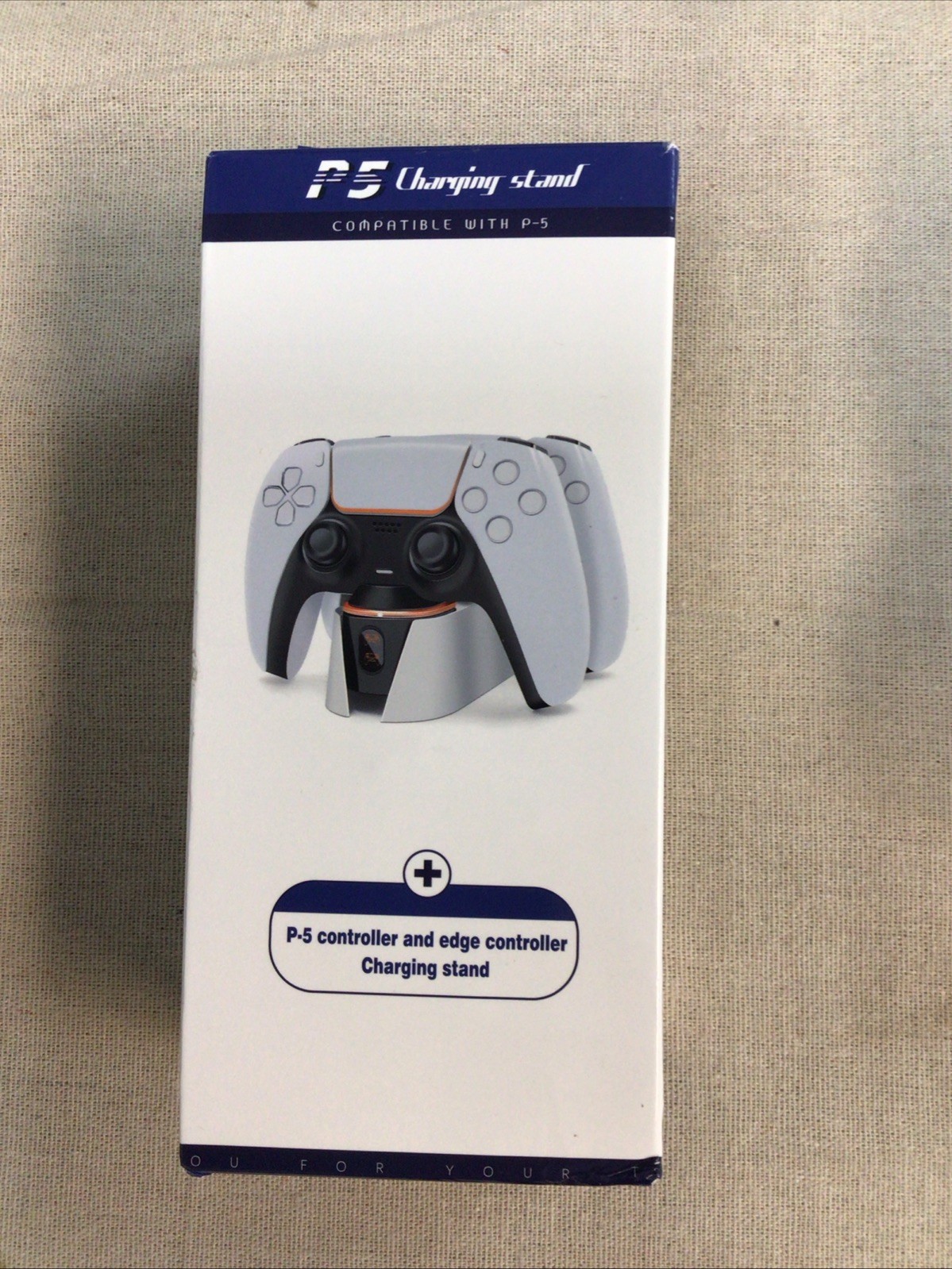 PS5 Dual Controller Charging Station Dualsense LED Indicator Fast Charging