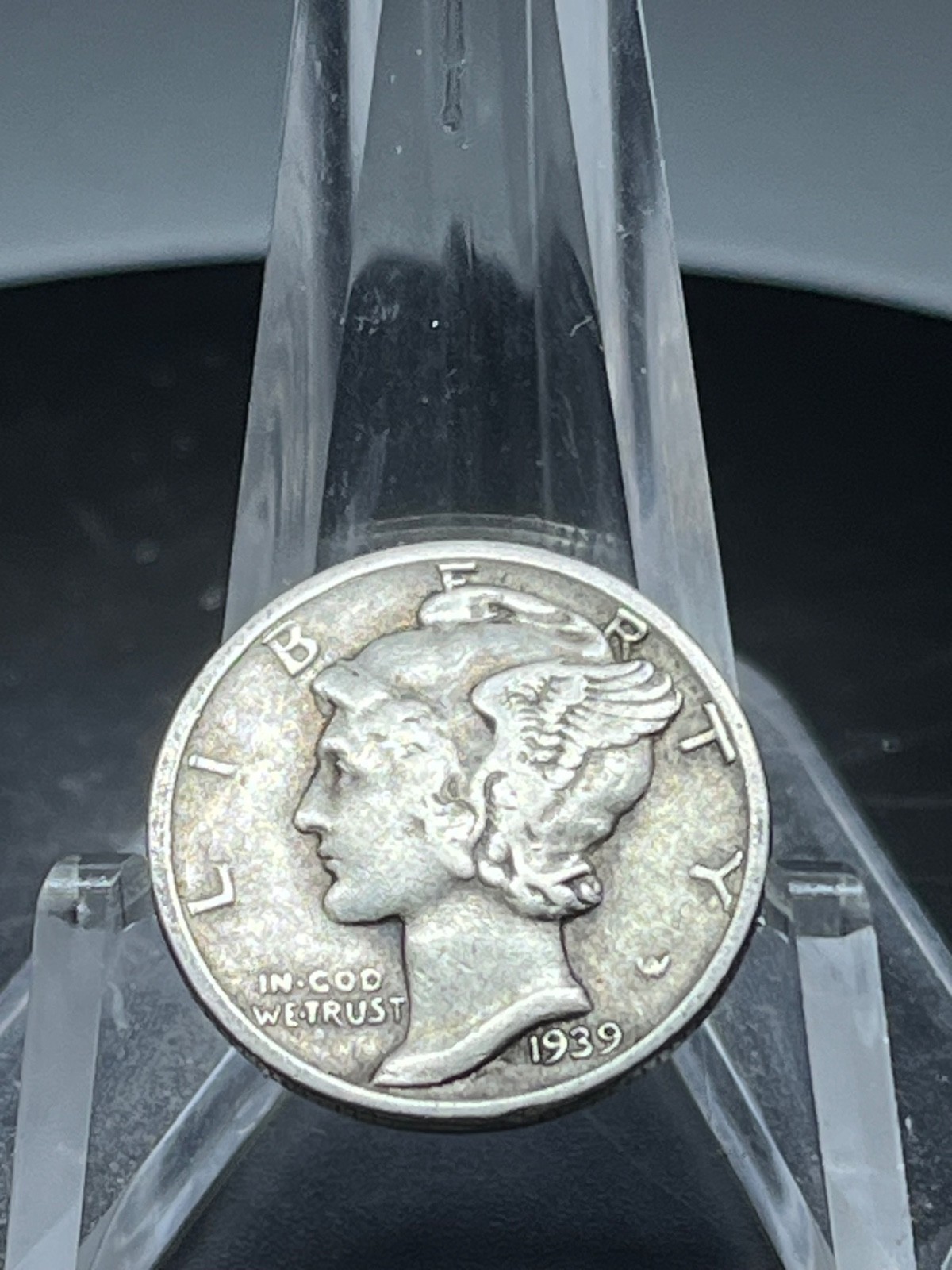 1939 Mercury Head Dime - No Mint Mark - Silver # RS77