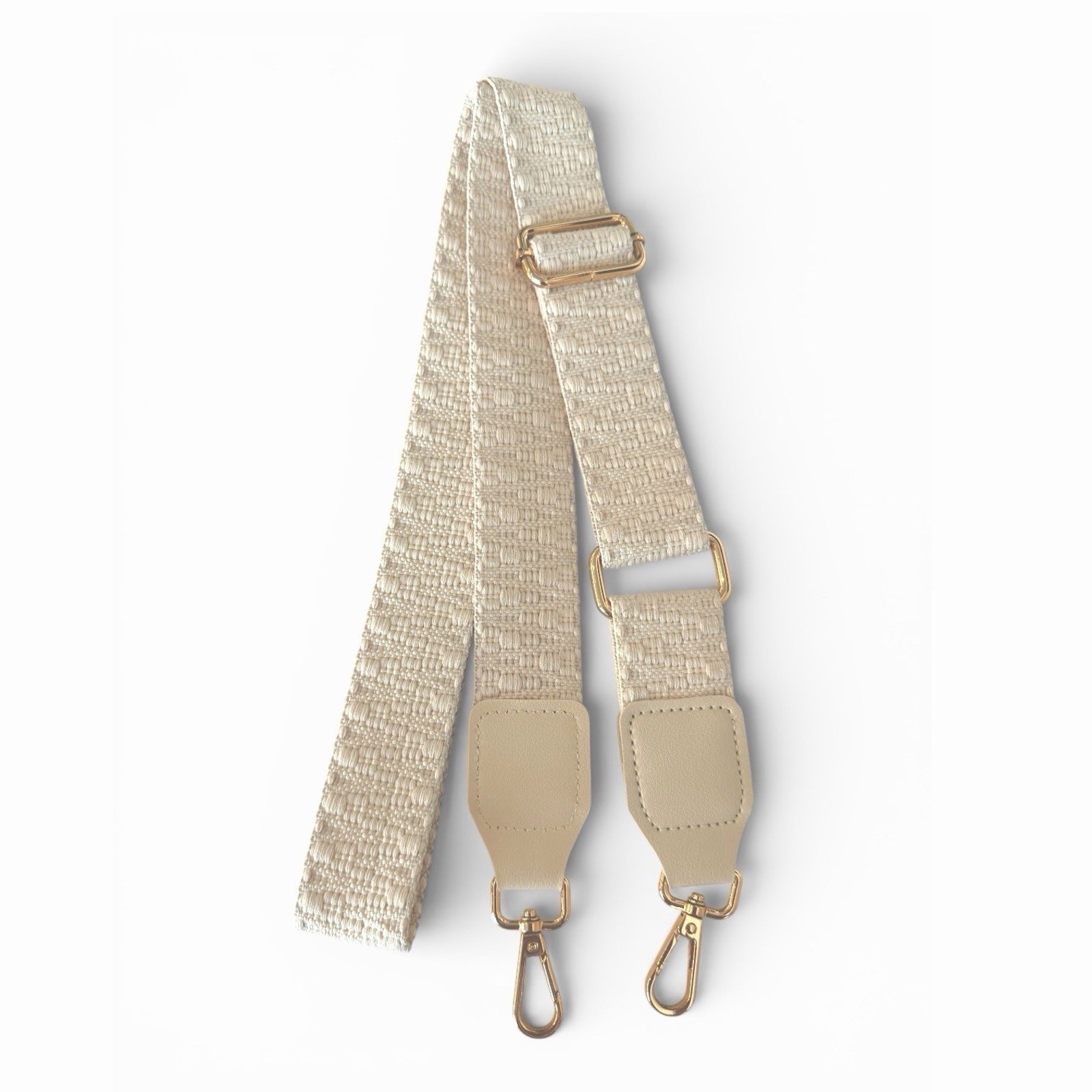 Adjustable Strap for Tote Purse Phone in Beige with Gold Hardware - NWOT