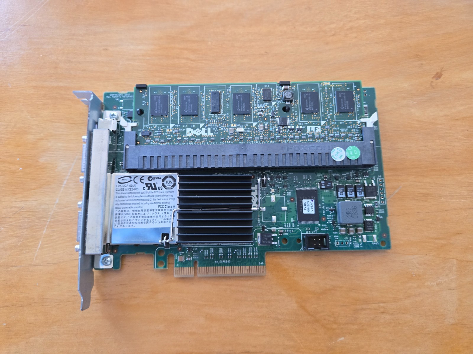 Dell PERC6/e 256MB Cache Dual SAS RAID Controller w Battery