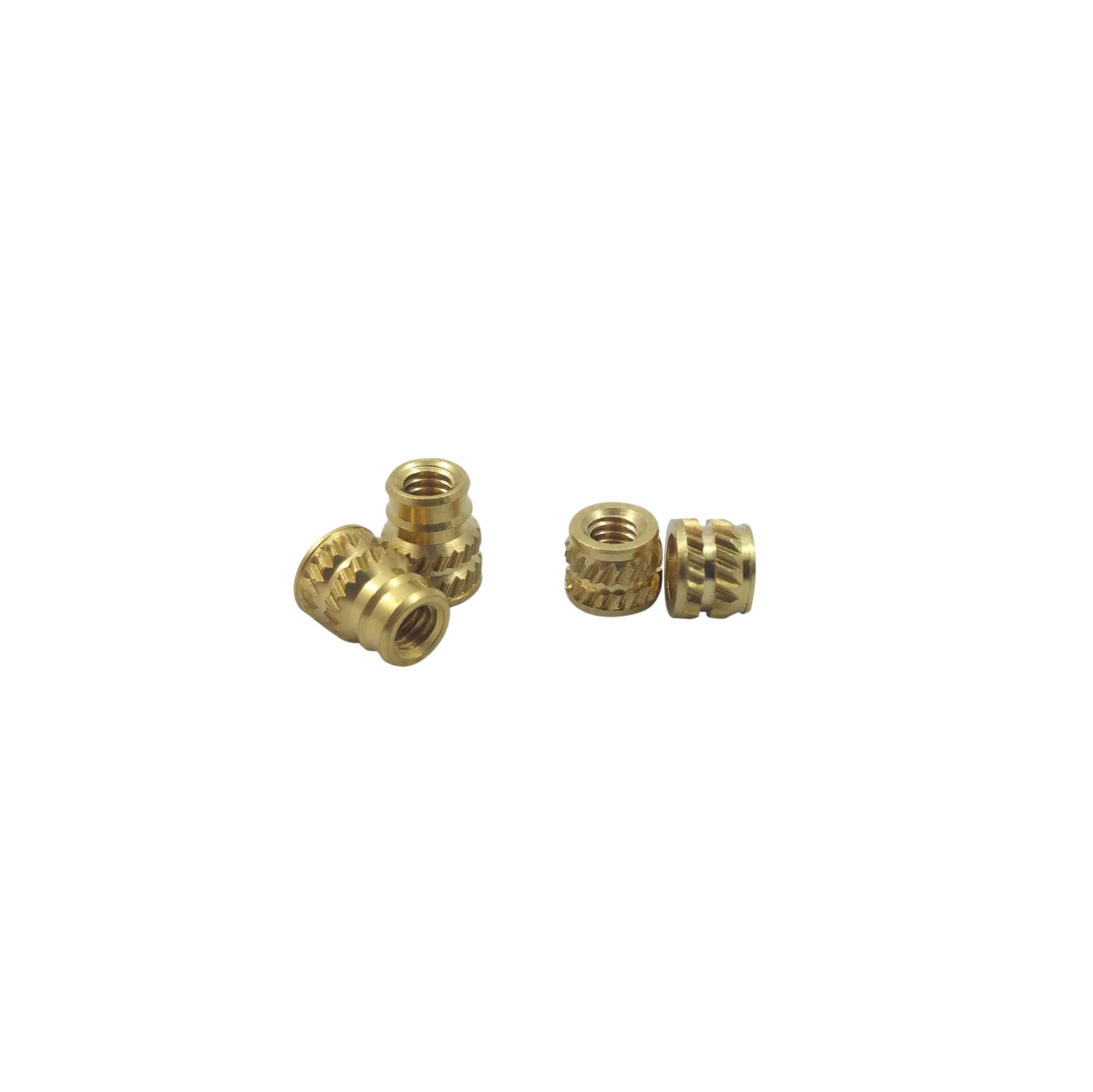 #6 32 6-32 6 Threaded Heat Inserts for 3D Printing Screws Metal Qty 100 #6-32