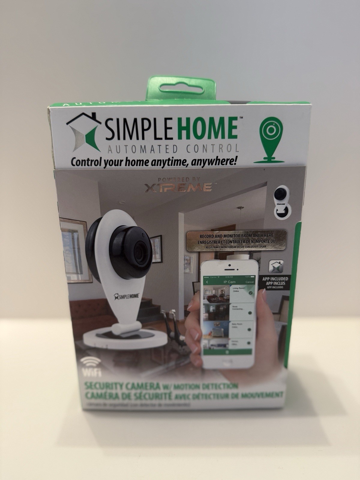 Simple Home Security Camera With Motion Detection