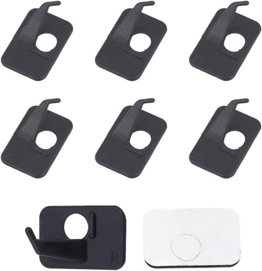 6Pcs Plastic Arrow Rest Black Recurve Bow Arrow Rest Adhesive Back Hunting Shoot
