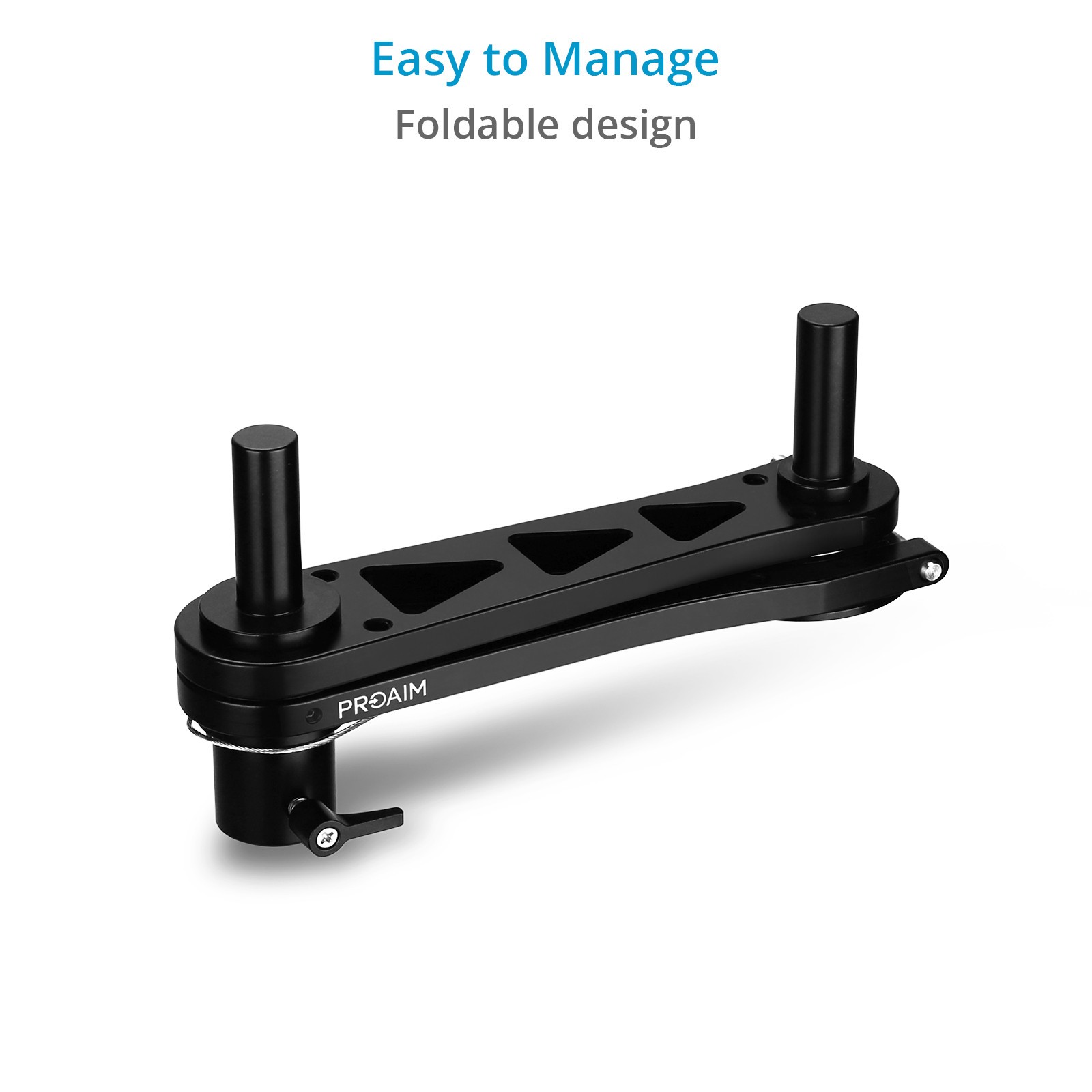Proaim Docking & Balance Bracket for Camera Handheld Stabilizers & Body Supports