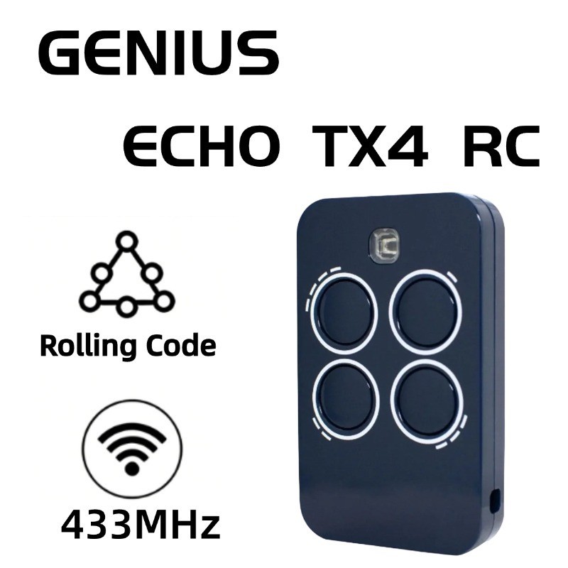 GENIUS ECHO TX4 RC 433.92MHz Rolling Code Transmitter