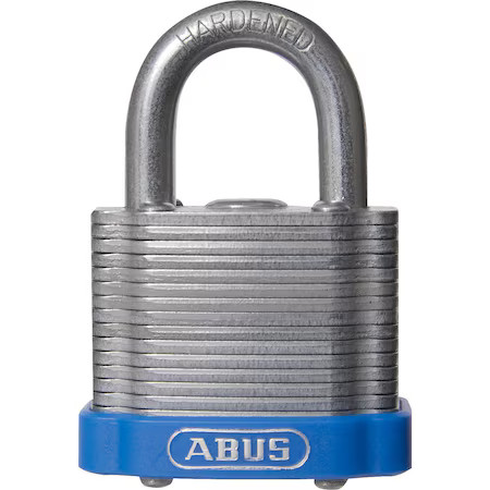 Abus 539460 Padlock, 1 13/32" H, 1 7/8" W, Silver
