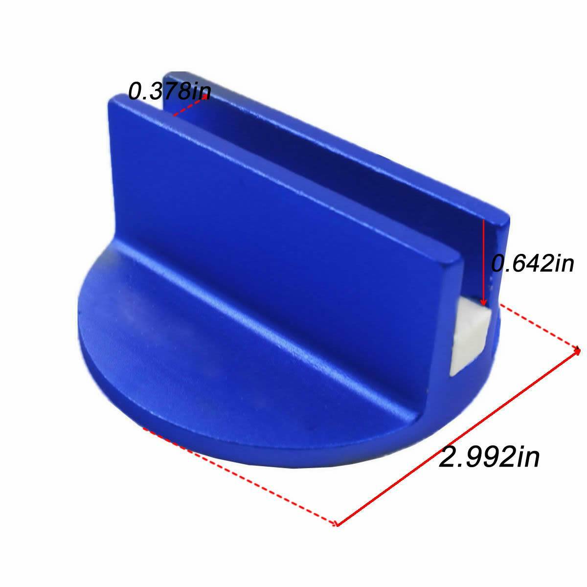 Professional Universal Magnetic Jack Pad Pinch Weld Frame Rail Adapter Blue