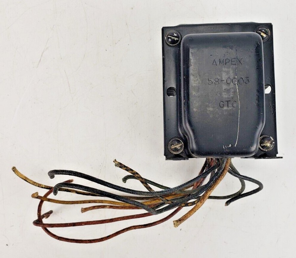 Vintage Ampex GTC 58-0003 Power Transformer Tube Audio AS IS