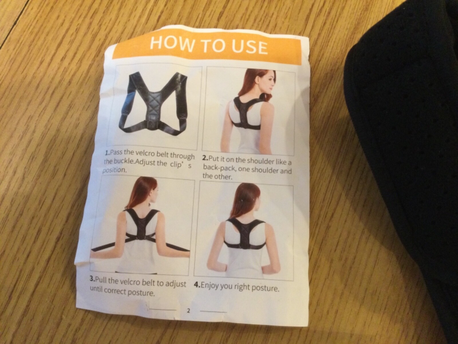 Light Weight Posture Corrector for Men and Women Size: one size