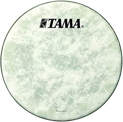 TAMA RF20BMST 20-inch Drumhead with White Base and Black REMO TAMA Logo