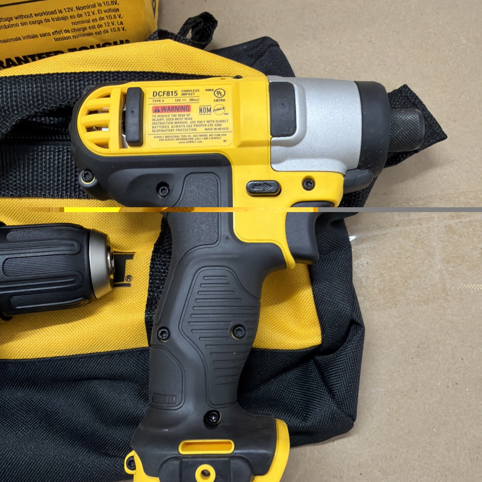 DEWALT DCK211S2 12V MAX* Lithium-Ion Drill/Driver & Impact Driver Combo Kit