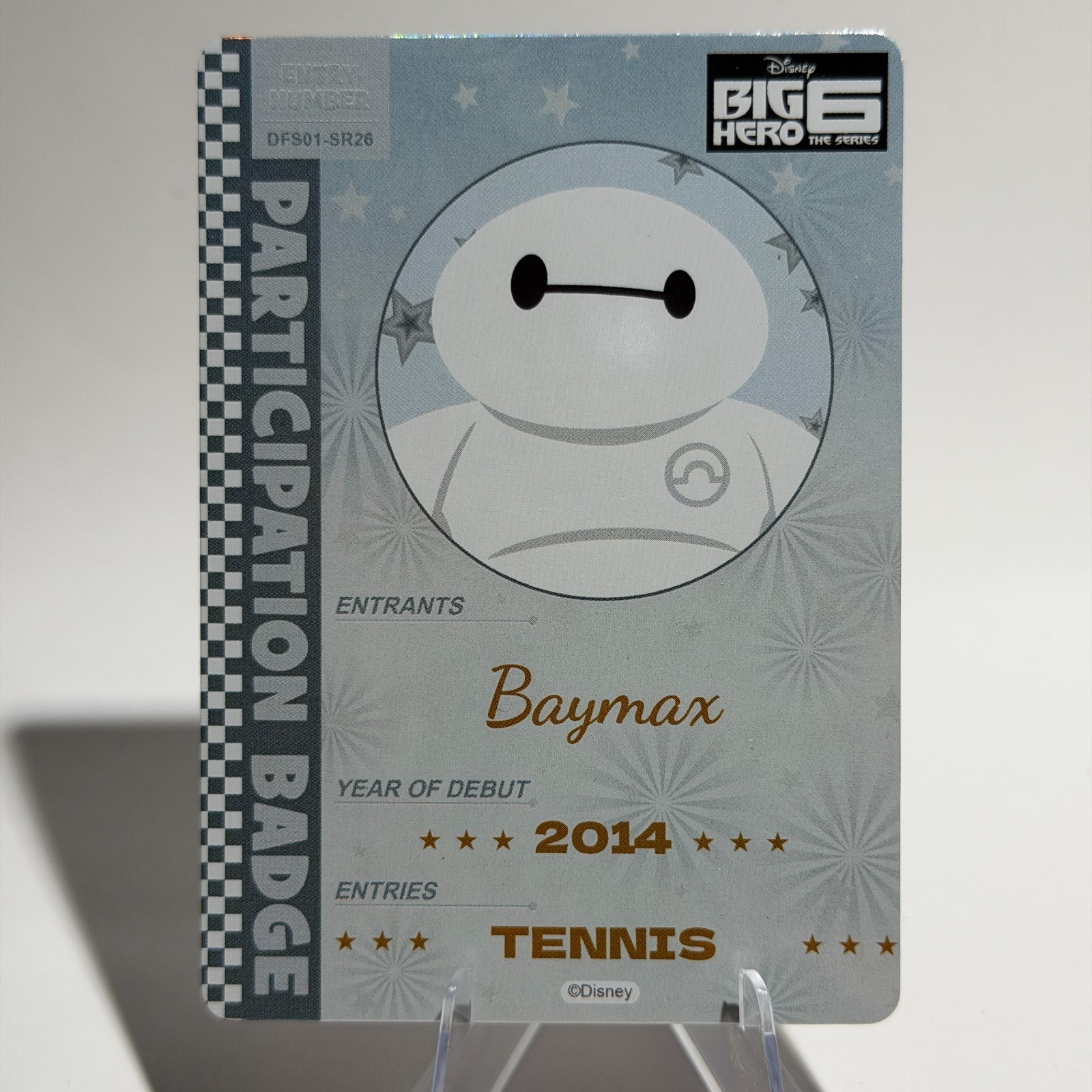 ｢DFS01-SR26｣ Disney All-Star Sports trading card Card.fun Baymax