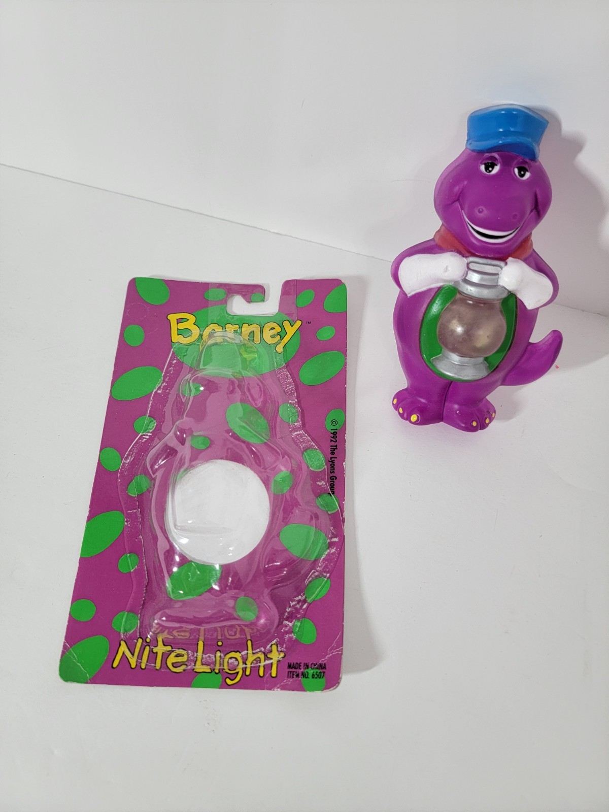 Vintage 1992 Barney the Dinosaur Night Nite Light