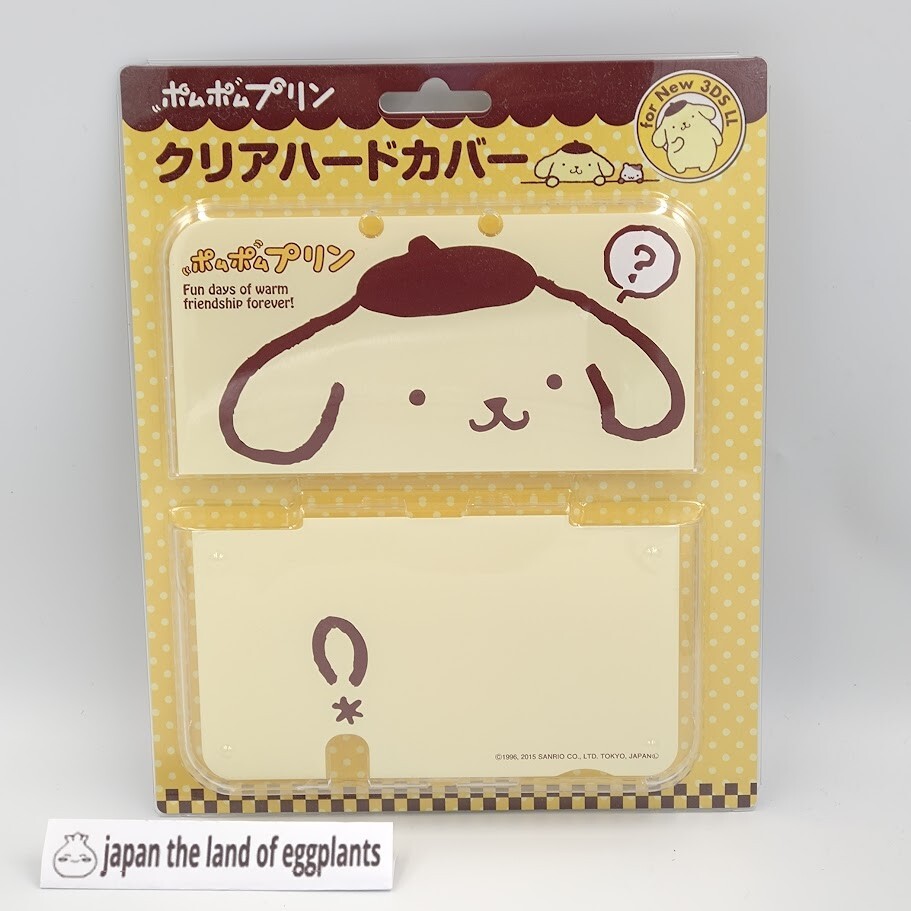 Pom Pom Purin Clear Hard Case Cover for NEW Nintendo 3DS LL XL Japan Sanrio