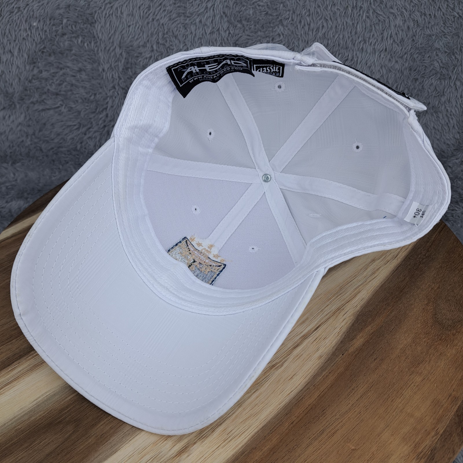 World Golf Hall Of Fame Hat Cap Strap Back White St Augustine Florida Ahead Perf