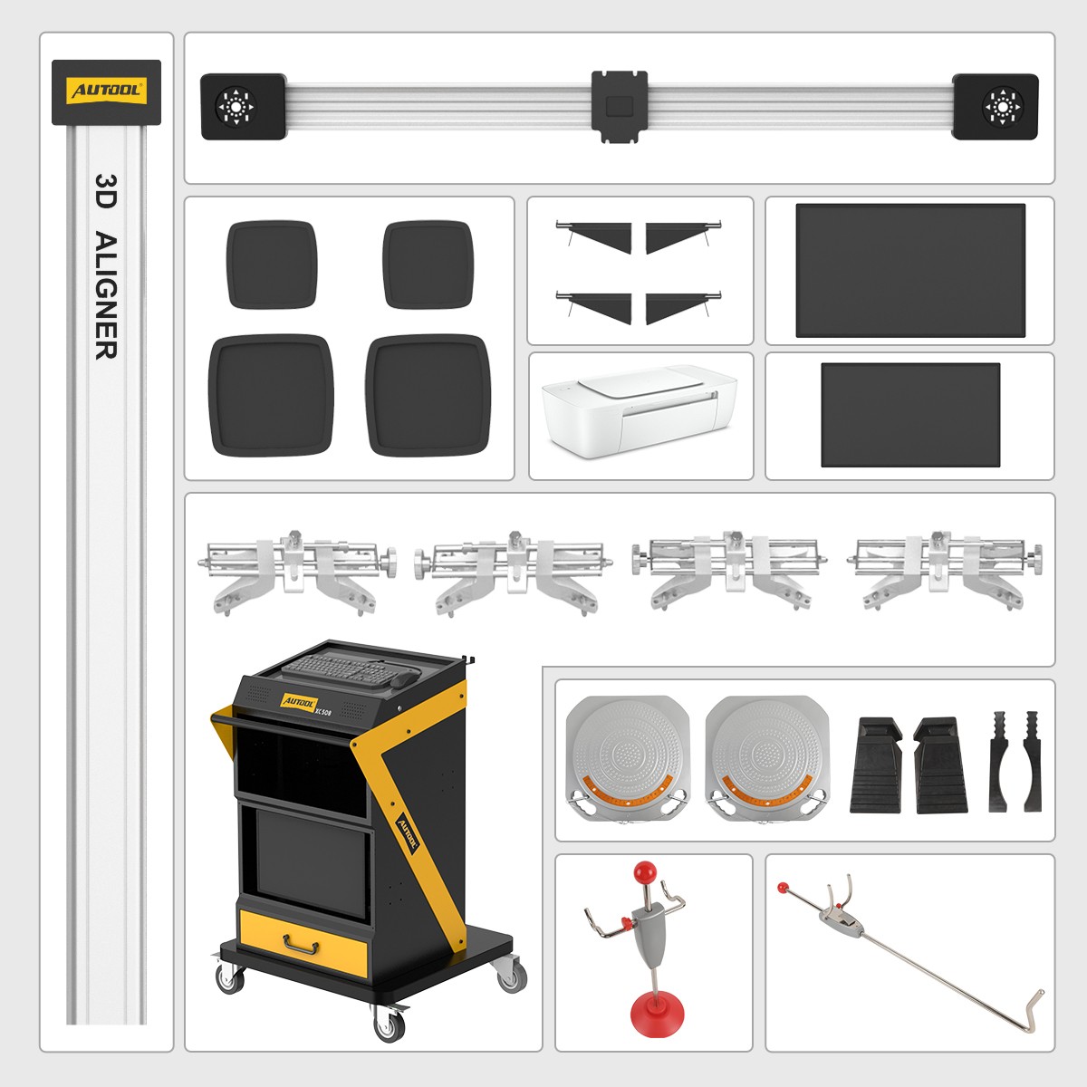 3D Wheel Alignment Machine Fully automatic Wheel Aligner On Post & Scissor Lift