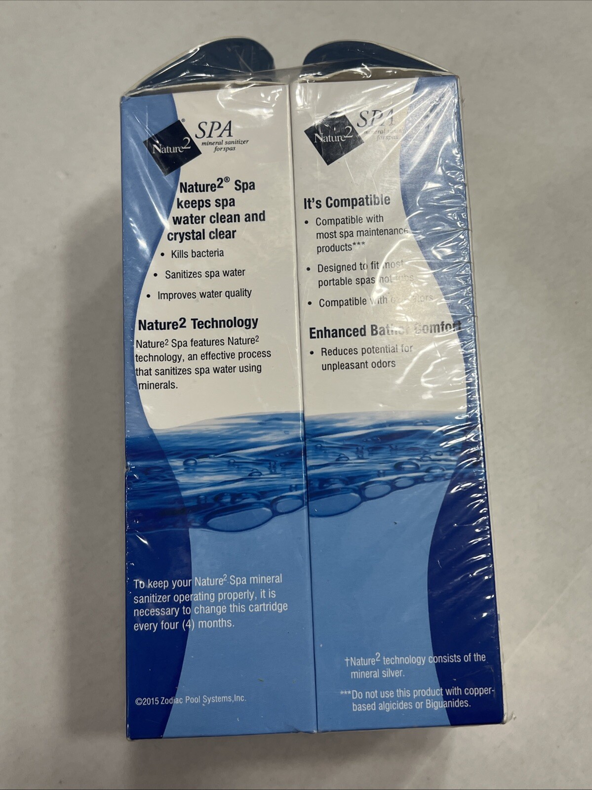 2 pack Zodiac Nature 2 Spa Hot Tub Mineral Purifier Replacement Cartridge