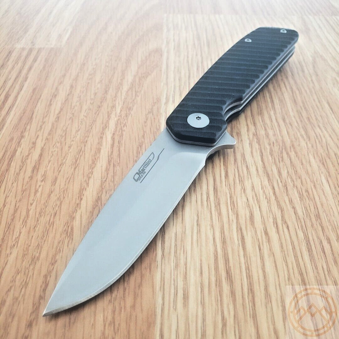 Marttiini MEF8 Linerlock Folding Knife 3.5" Stainless Steel Blade G10 Handle