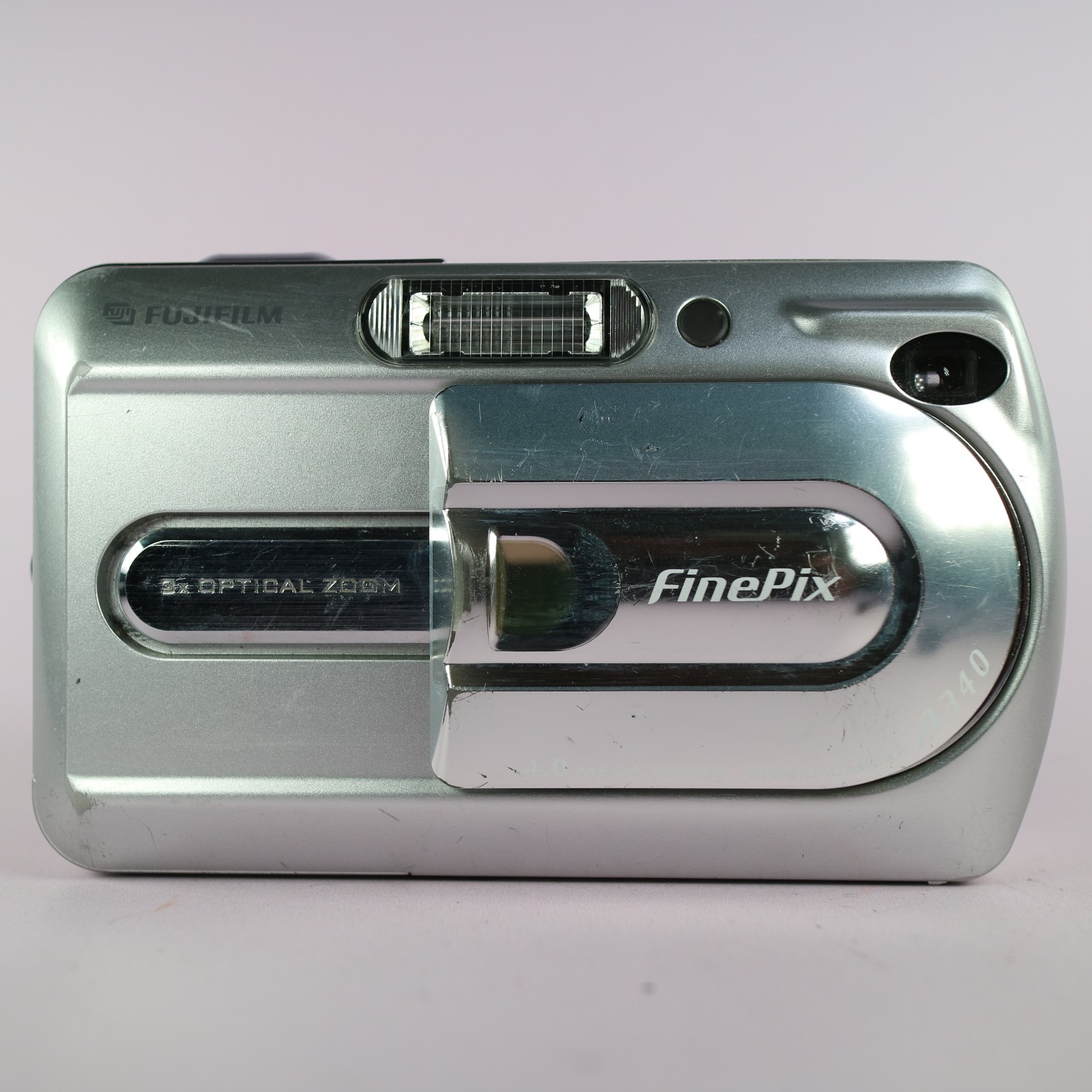 Fujifilm FinePix A340 4.0MP Compact Digital Camera Silver Tested