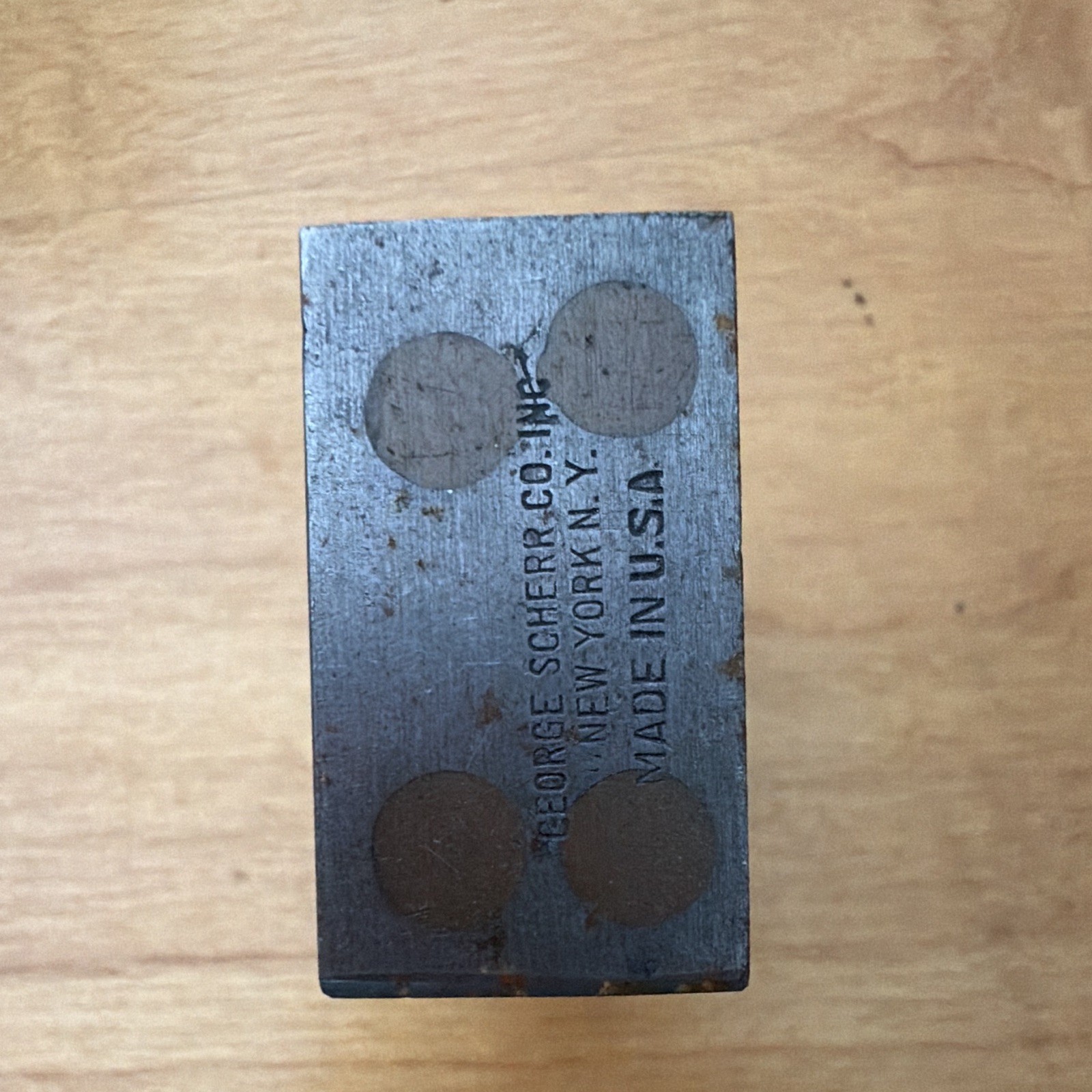 George Scherr Co. Inc. Permanent Magnetic Chuck Rectangular 2" x 4"