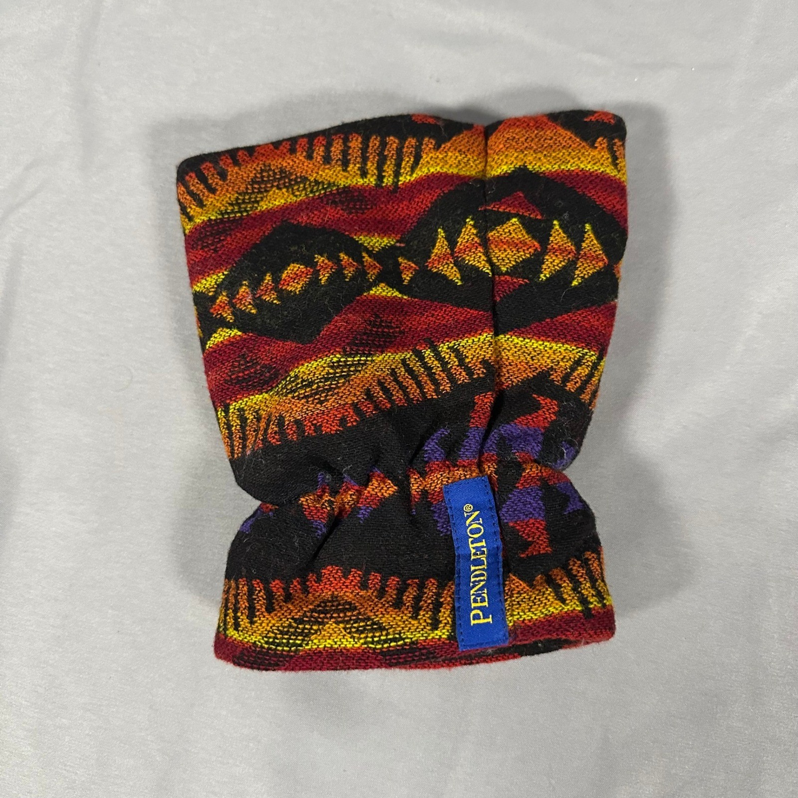 Pendleton Wool Mitten Single Glove Medium Multicolor Excellent Southwestern
