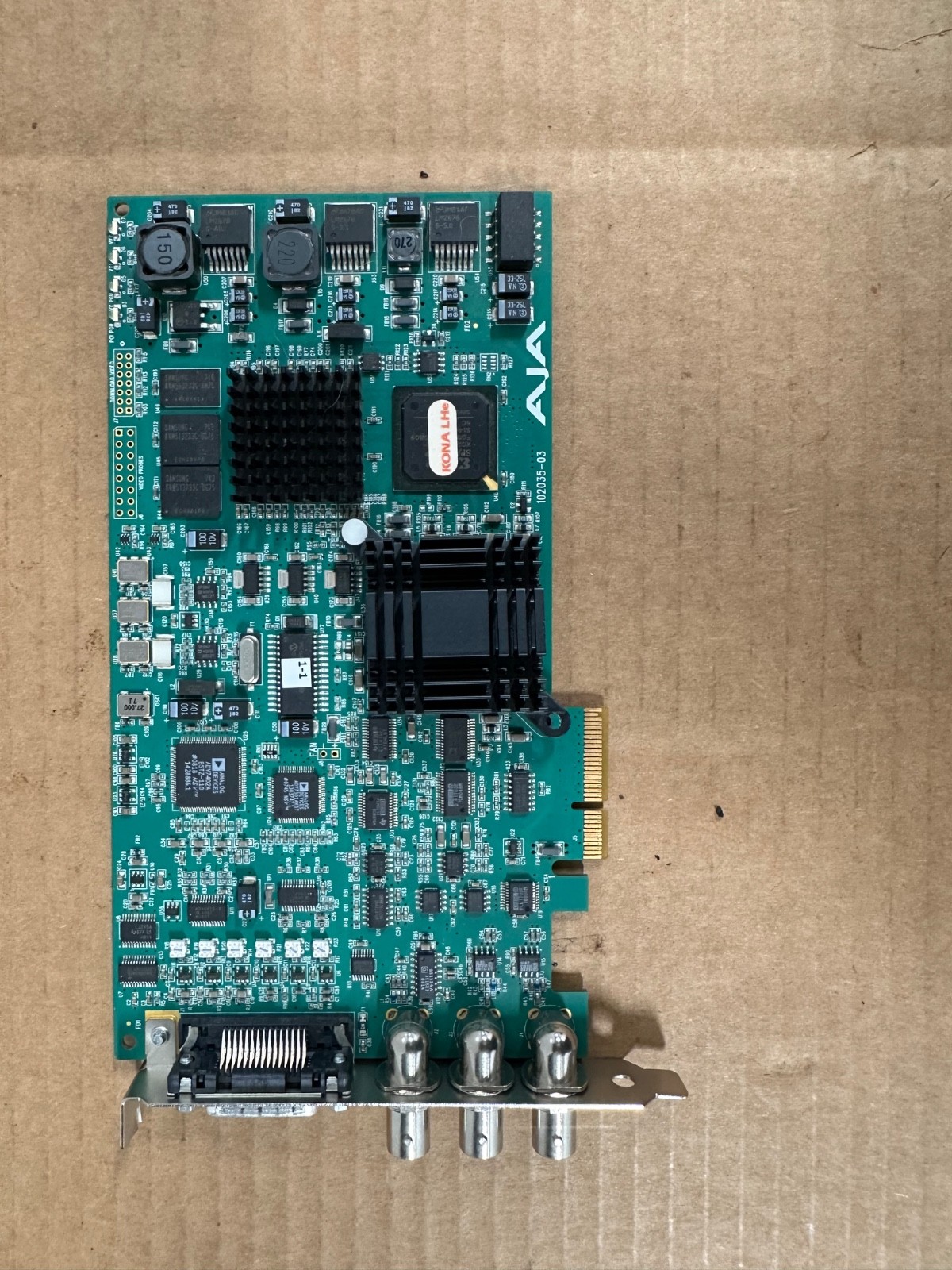 AJA KONA LHe PCIe HD/SD-SDI Video Capture Card w/ Breakout Cable Connector -#10