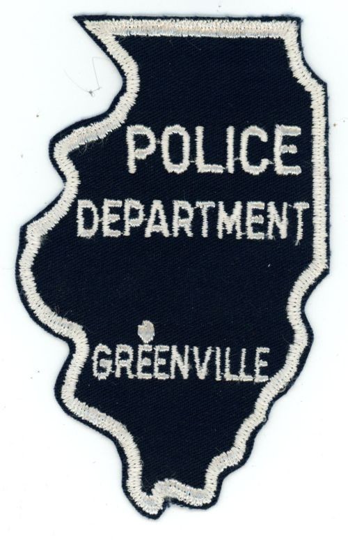 ILLINOIS IL GREENVILLE POLICE NICE STATE SHAPED SHOULDER PATCH SHERIFF