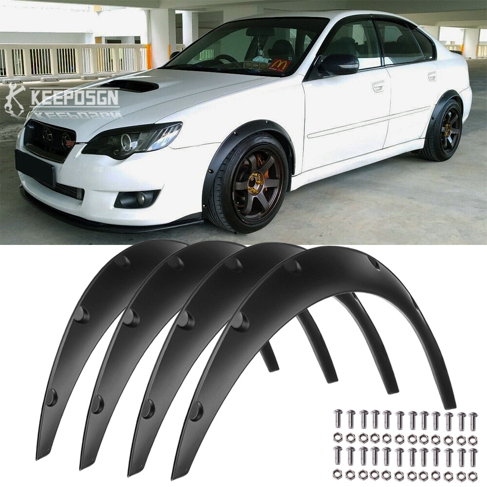 For Subaru Legacy 98-09 Fender Flares Wheel Arches Extra Wide Body Kit Extension