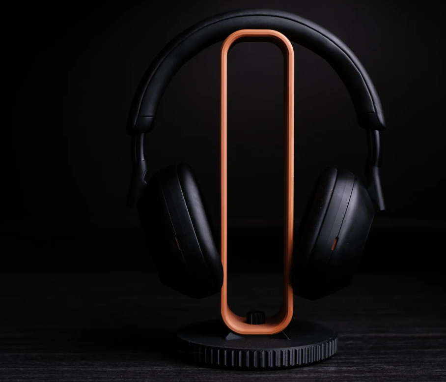 NEW Sleek Minimalist Headphone Stand Assembly Wood Color FREE SHIPPING