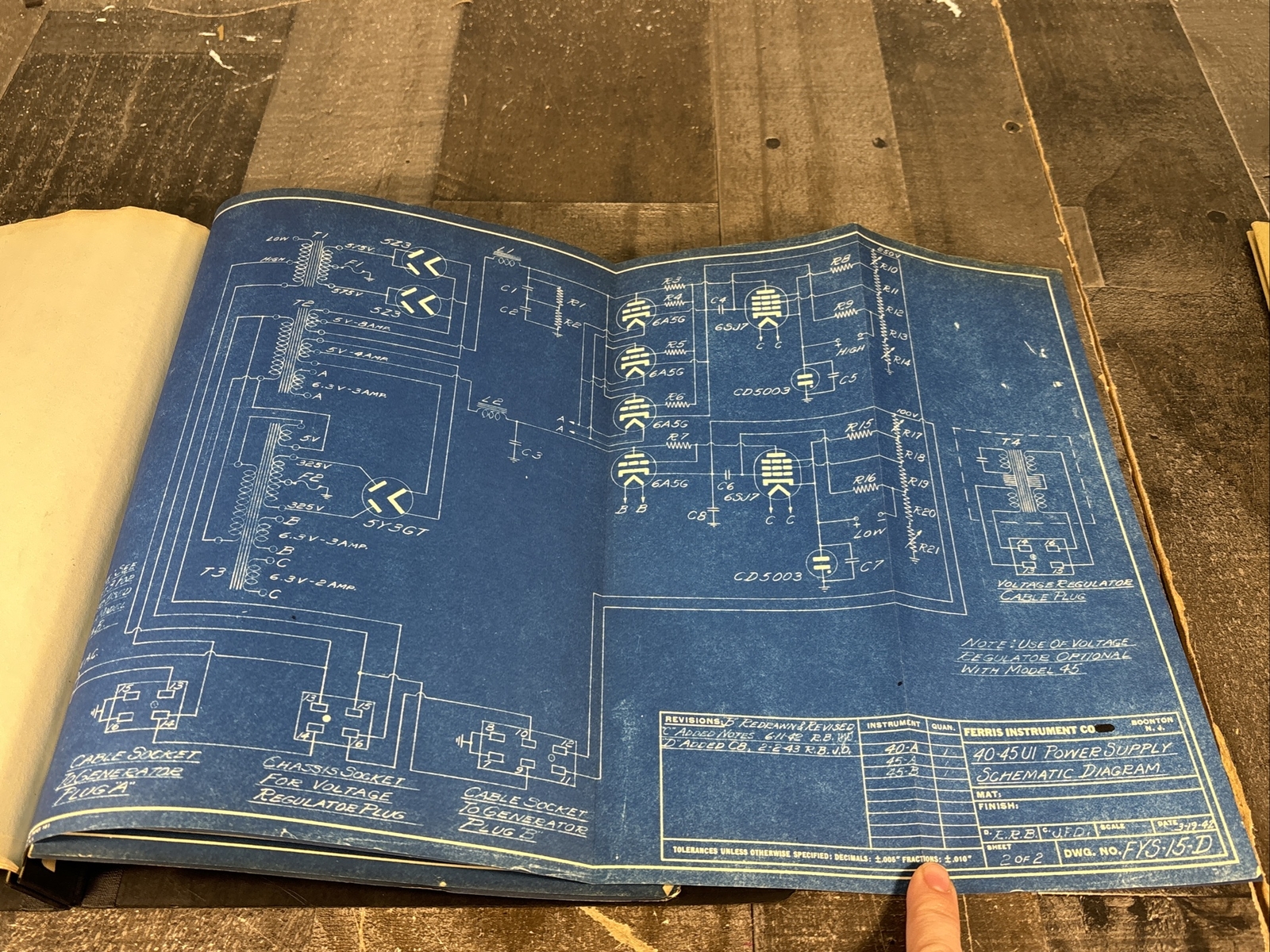 Ferris Model 40A Signal Generator Operating Instructions Manual