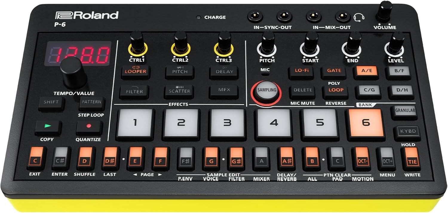 Roland AIRA Compact P-6 Creative Sampler  W/Box