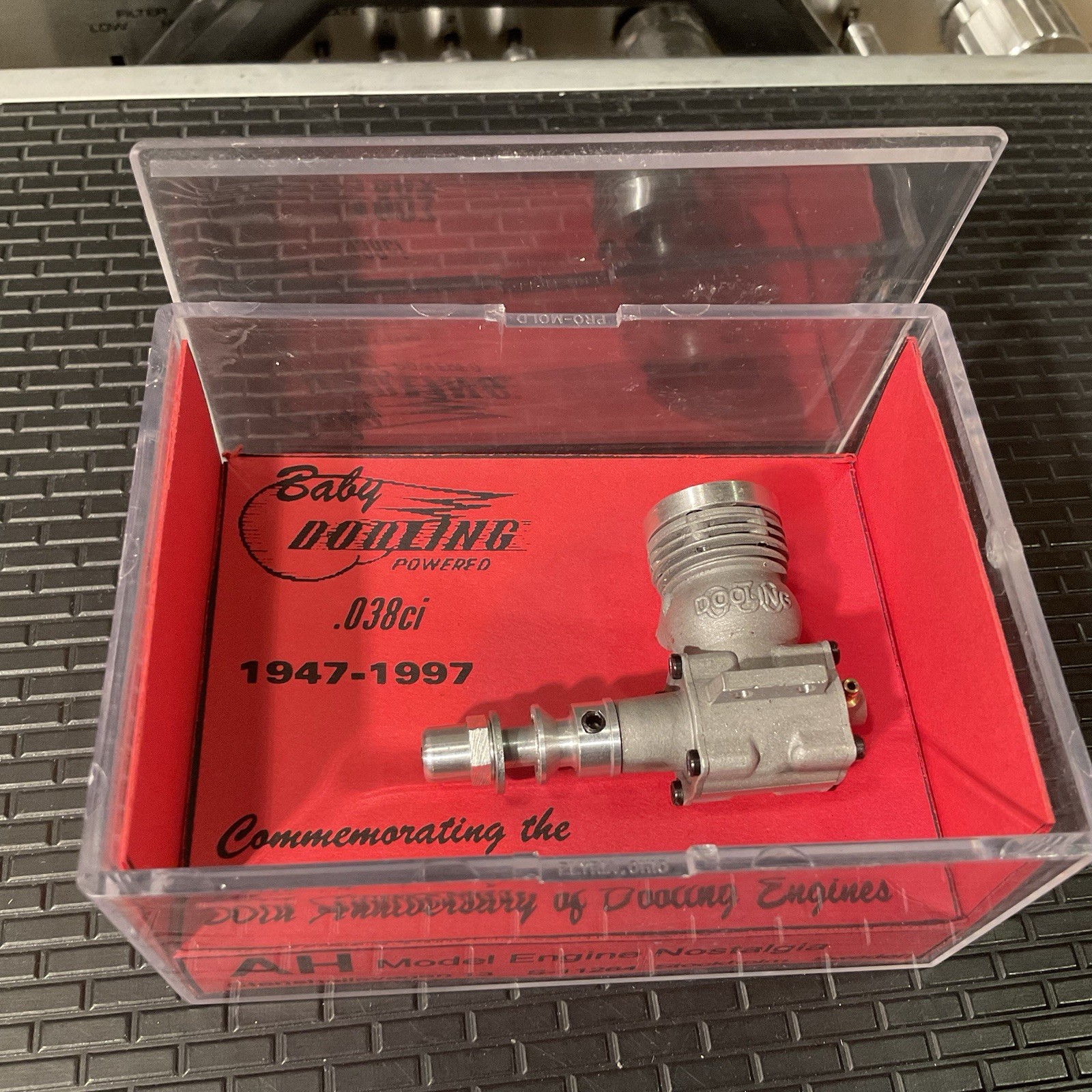Rare NOS ARNE HENDE Baby Dooling .038 Tether Car Glow Engine