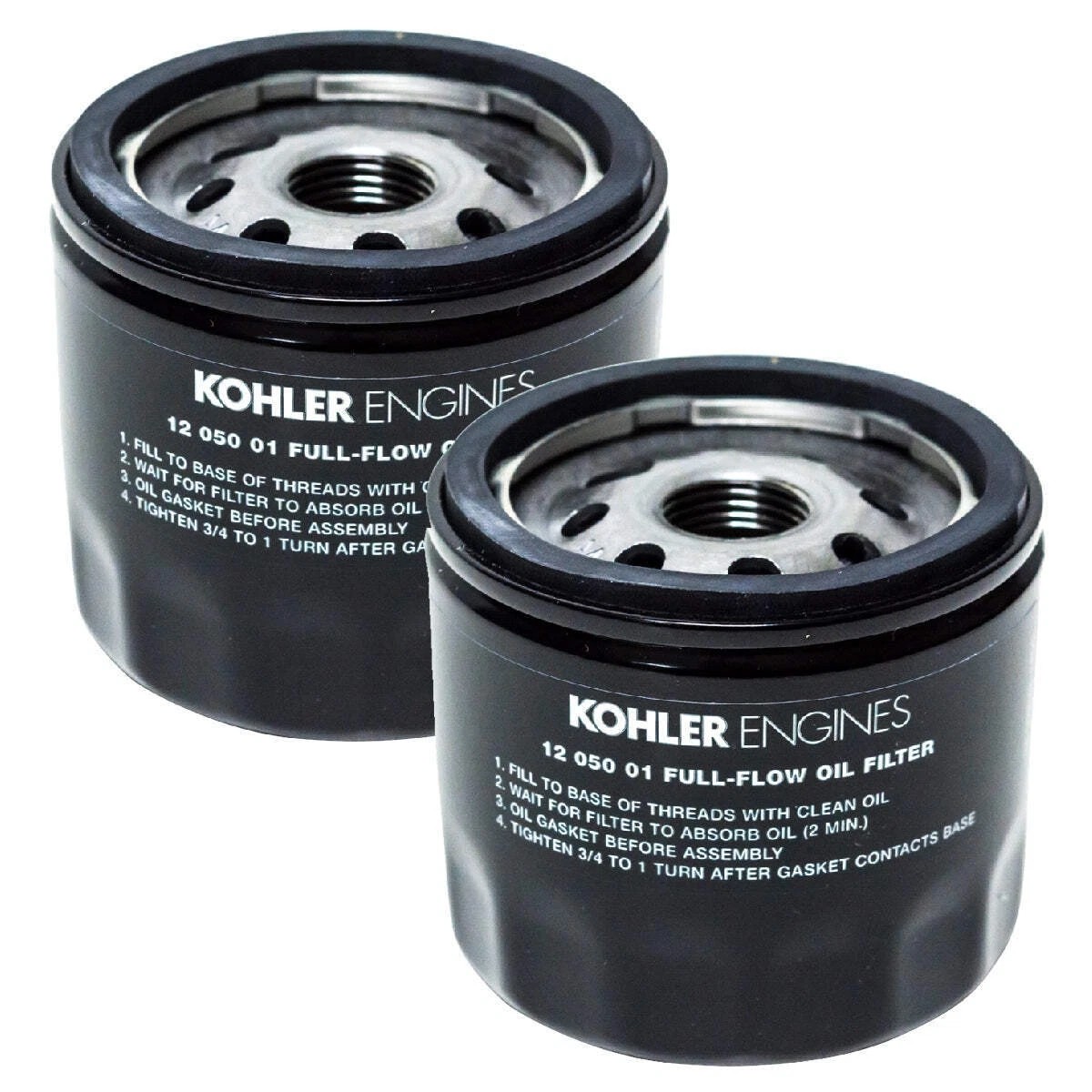 2 Pack Genuine Kohler 12-050-01-S Oil Filter 12 050 01-S OEM REP. 12-050-01-S1