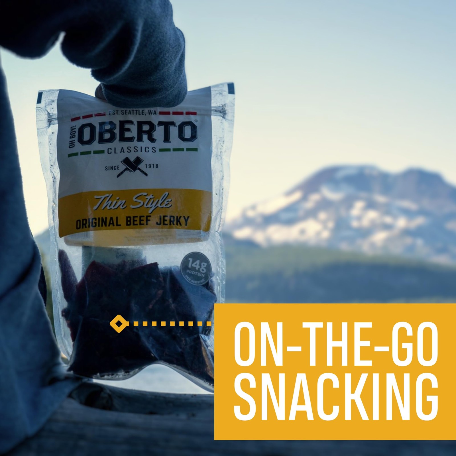 Original Beef Jerky, Thin Style, 7 Ounce - High Protein Snack Option