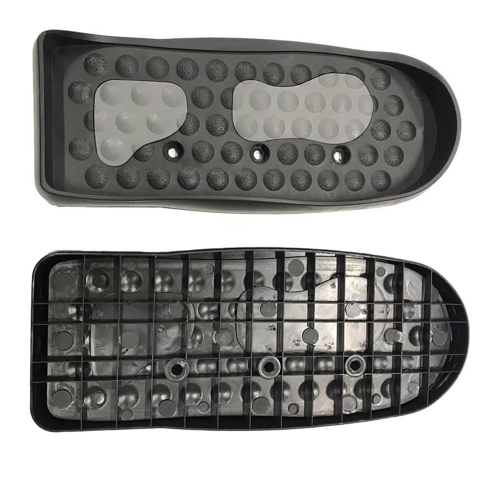 Sleek Black Design Elliptical Machine Footpedal Set Compatible with All