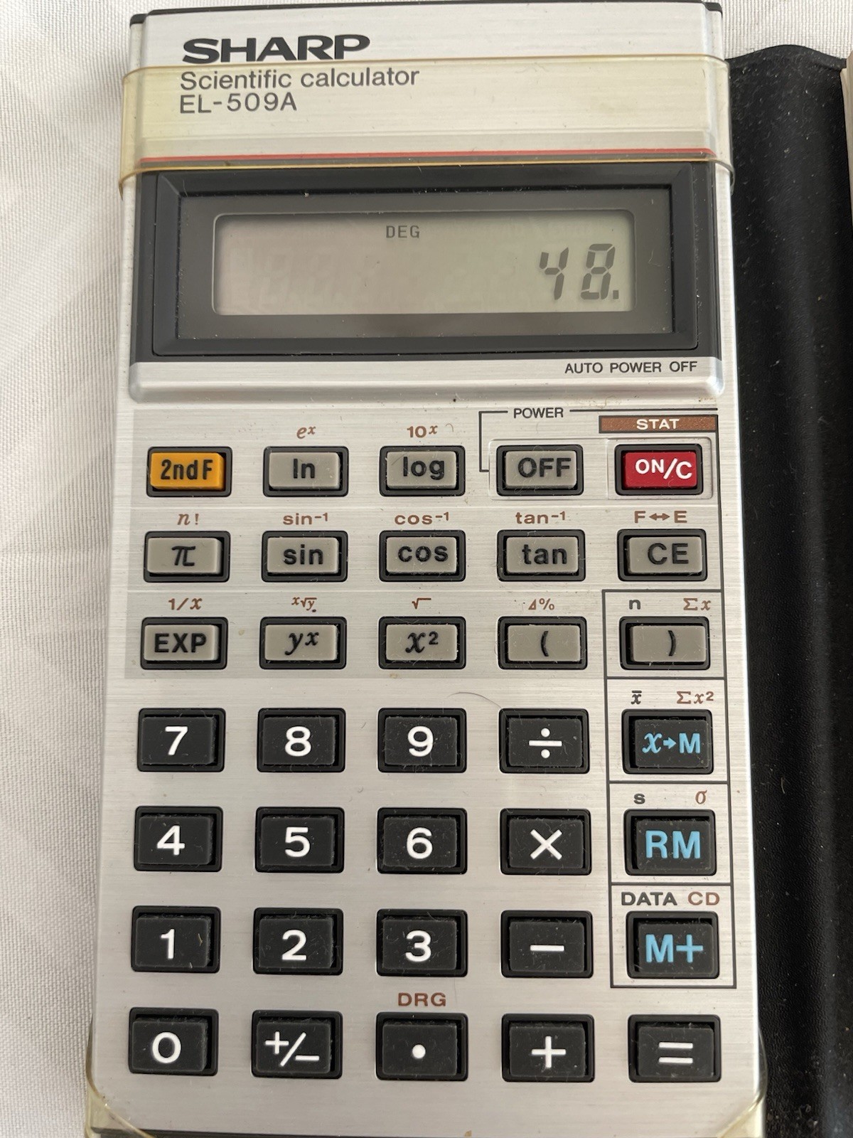 Working Sharp Scientific Calculator EL- 509A w/Manual & case