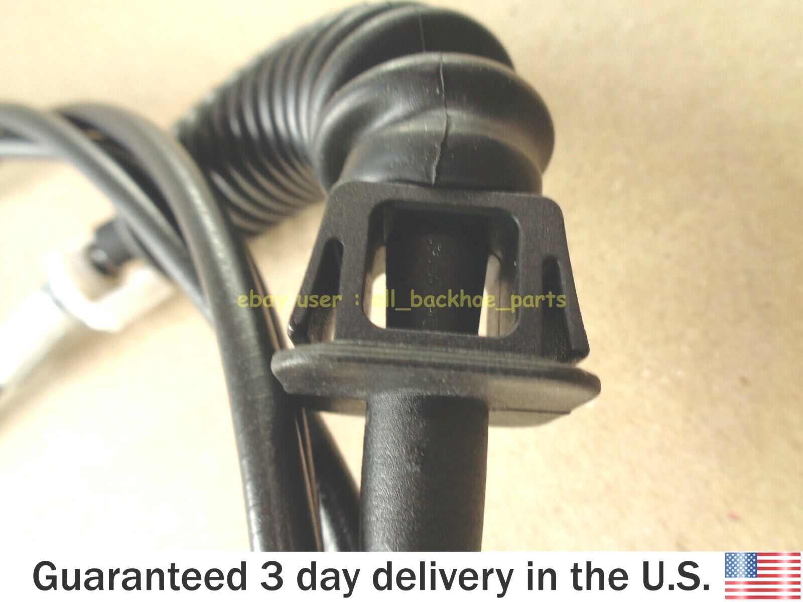 JCB BACKHOE - THROTTLE CONTROL CABLE ASSEMBLY (PART NO. 333/F4489 910/60176)