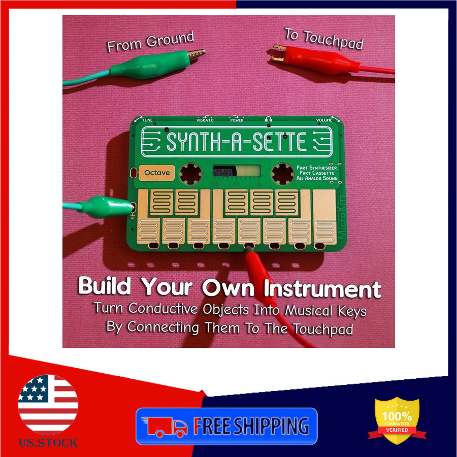 SynthASette: Create Your Own Banana Keyboard with This Cassette Sized Analog S