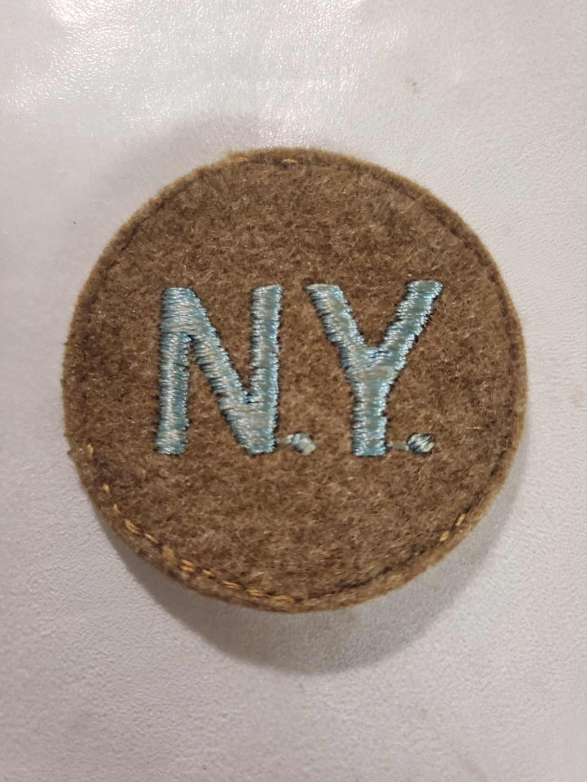 WW11 New York State Guard overseas cap patch
