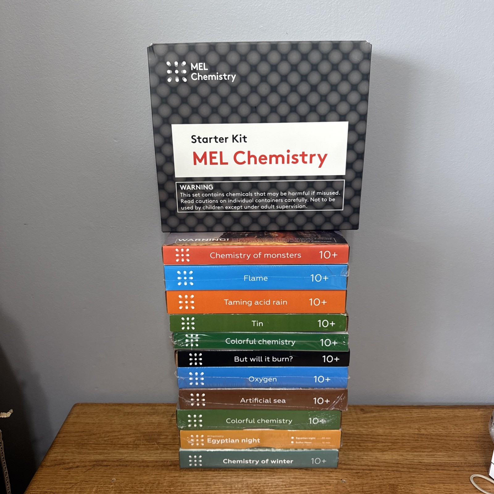 Mel Chemistry Kit Lot of 11 NEW + Starter Kit Homeschool Science Experiments