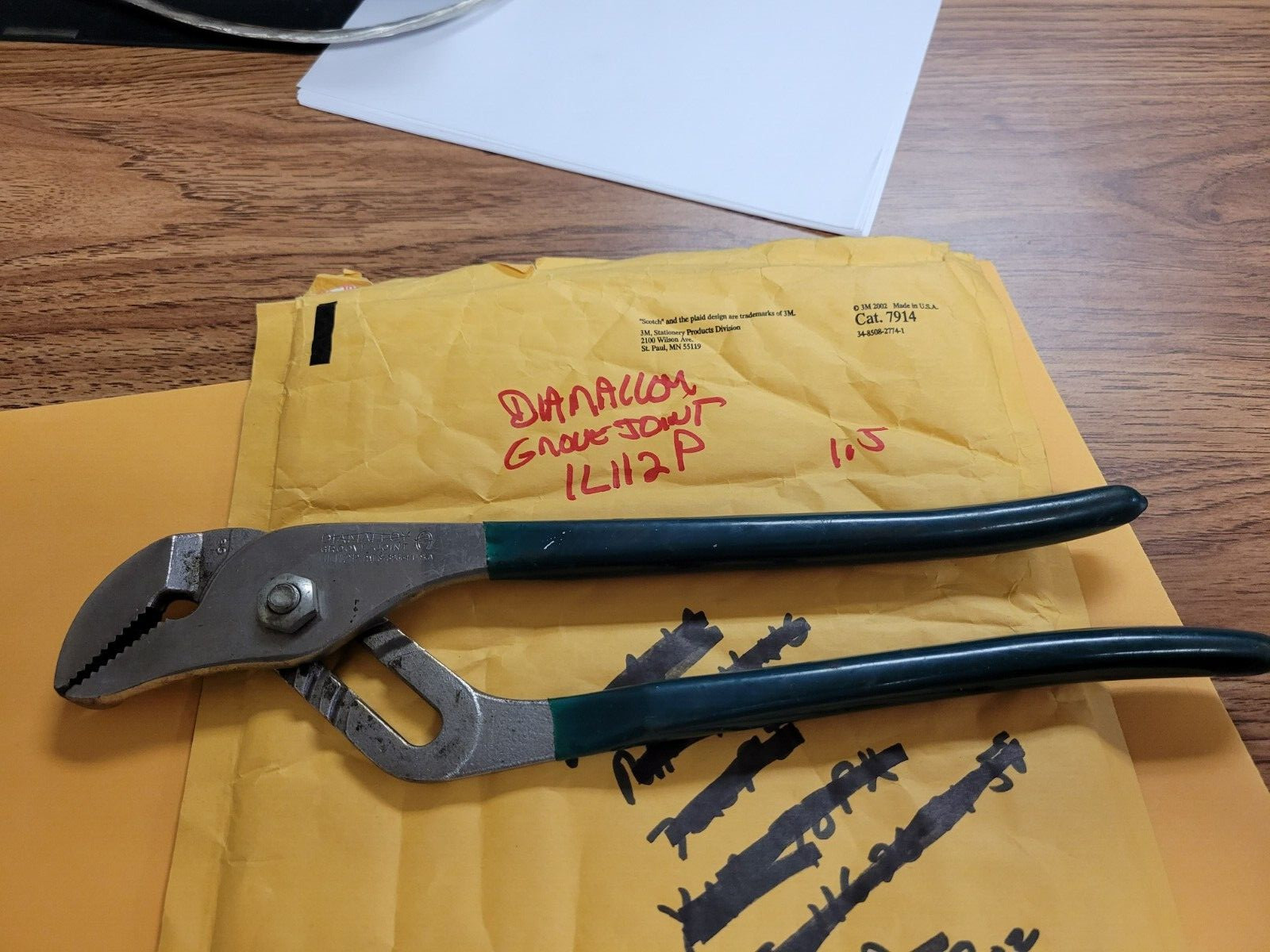 DIAMALLOY 12 "GROVE JOINT PLIERS 1L112 - NICE