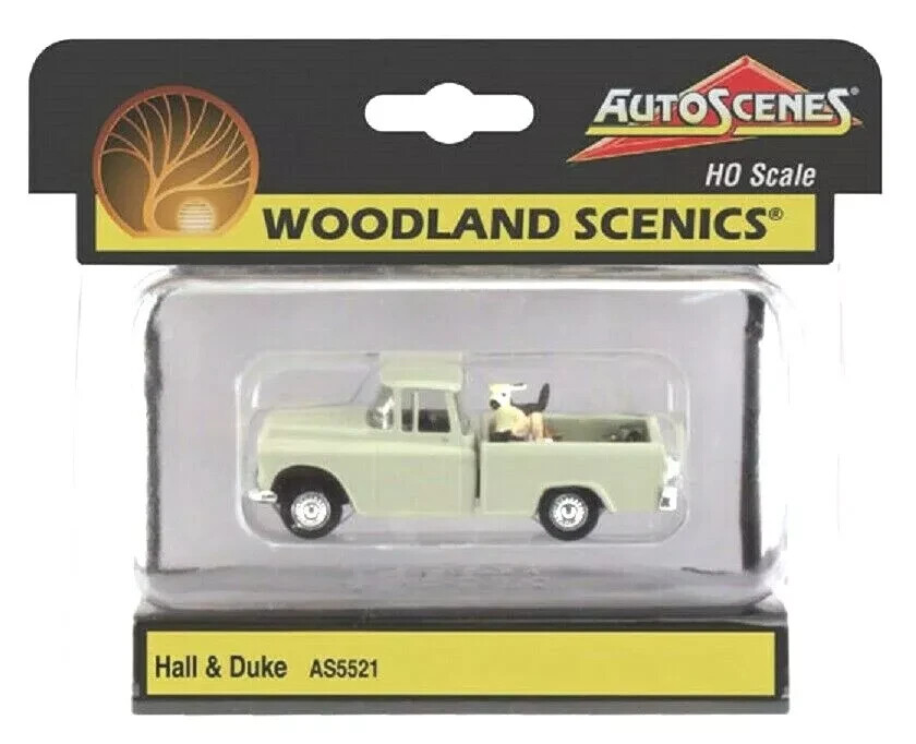 Woodland Scenics (HO-Scale) 5521 - Auto Scenes 1950's Pickup Truck & 2 Figures
