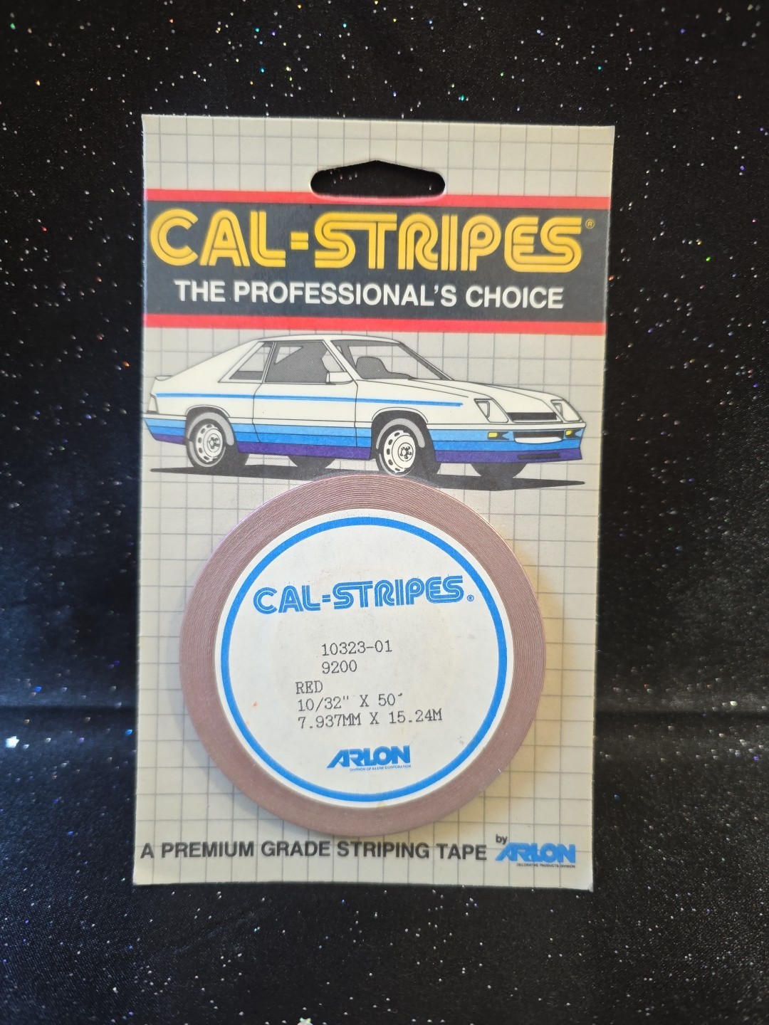 Vintage NOS Cal-Stripes Arlon Pinstriping Tape - Red - 10/32" x 50' - Car/Truck