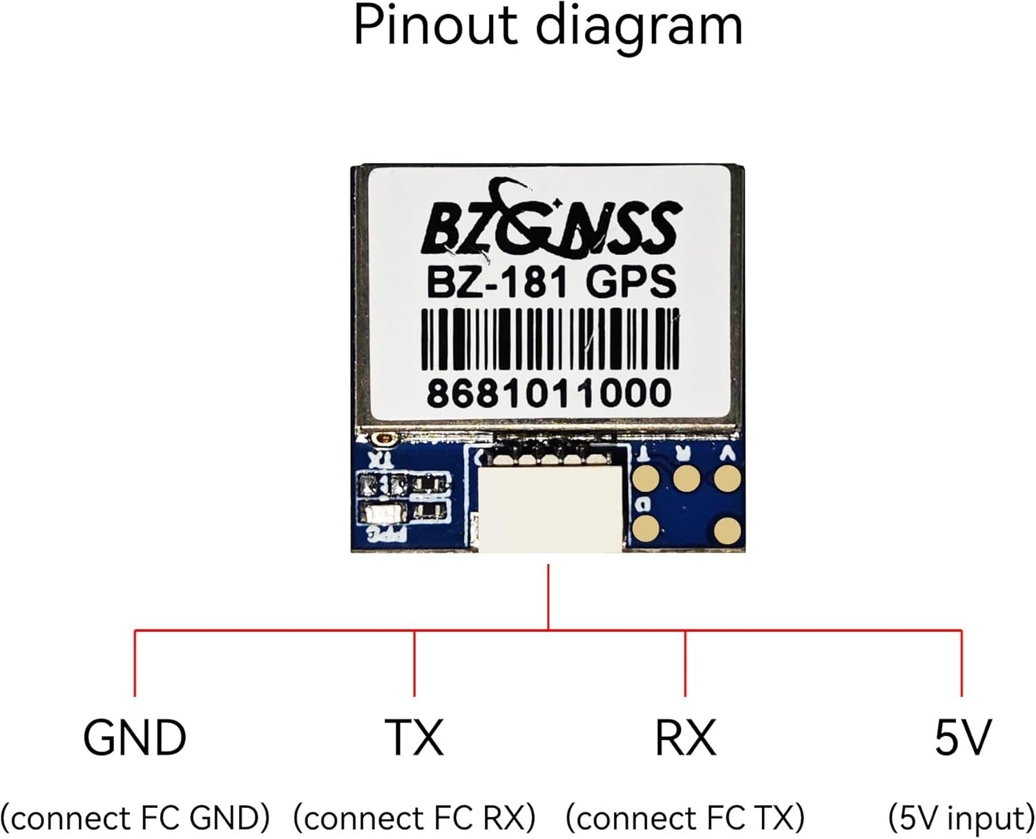Advanced FPV GPS Module – M10 Dual Protocol, Lightweight for Long-Range Flights