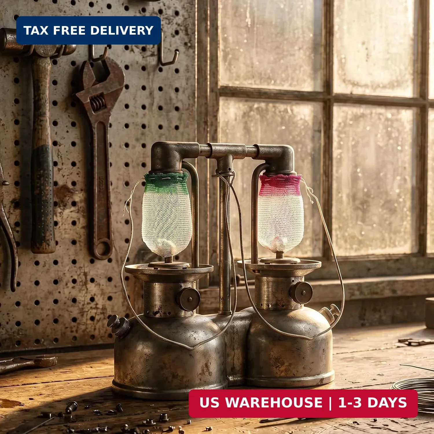 16-Pack Camping Lantern Mantles, Upgrade Accessories for Coleman String Tie
