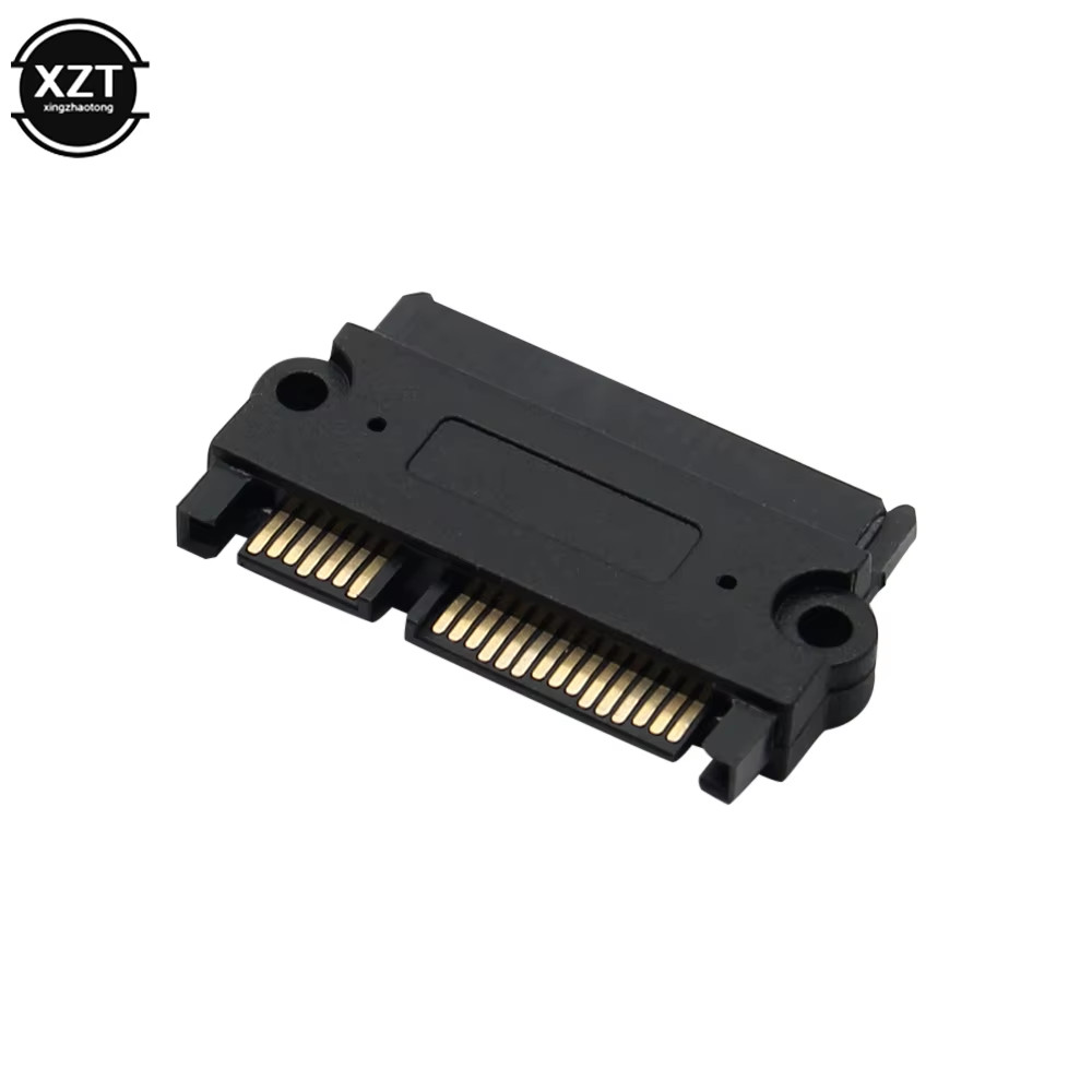 SATA 7+15Pin 22Pin Male to Female Port Converter Adapter Data Power Expansion Ad